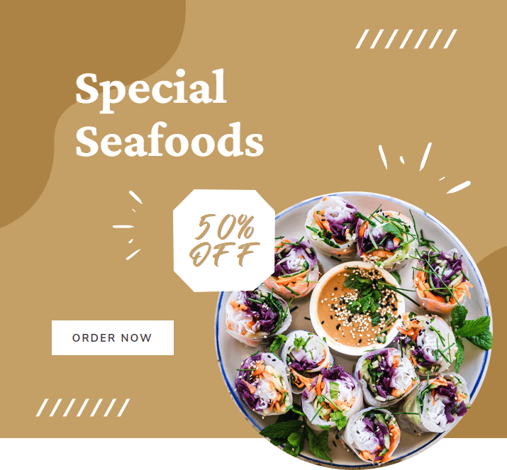 Fresh seafood dishes served at Restaurant – taste the ocean’s best